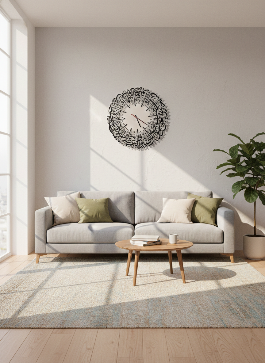 surah al asr wall clock – grand edition (52 cm) surah al asr wall clock – grand edition (52 cm)